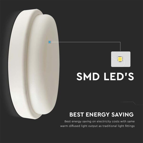 LED Kúpeľňové stropné svietidlo LED/12W/230V 4000K IP54 pr. 15 cm