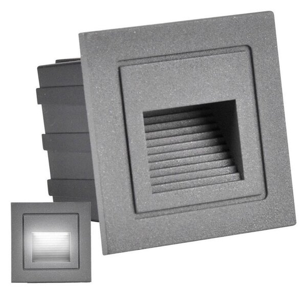 LED Vonkajšie schodiskové svietidlo Q6 LED/3W/230V IP44