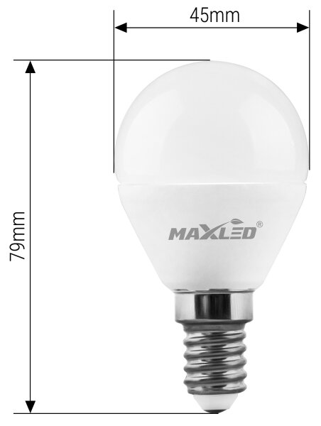 LED Žiarovka G45 E14/7W/230V 4000K