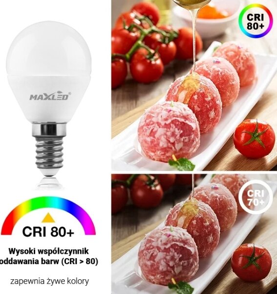 LED Žiarovka G45 E14/7W/230V 4000K