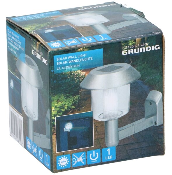 Grundig - LED solárne nástenné svietidlo LED/1,2V 600 mAh