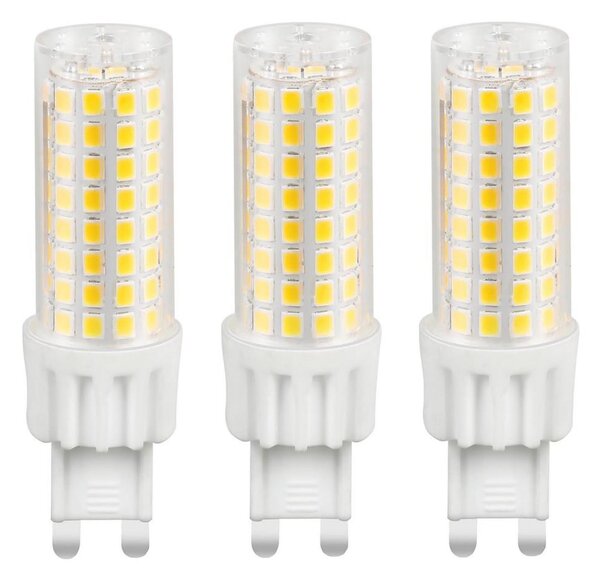 SADA 3x LED Žiarovka ECOLINE G9/7W/230V 3000K - Brilagi