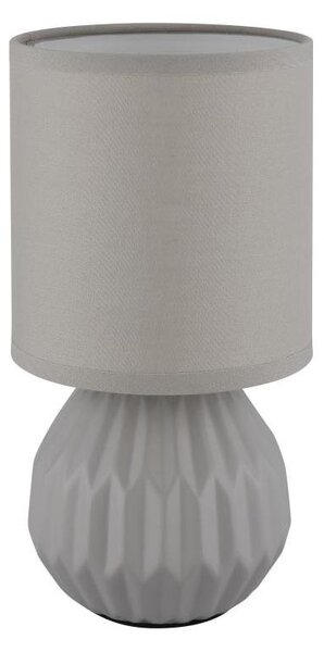 Globo 21730G - Stolná lampa SYLAS 1xE14/40W/230V šedá
