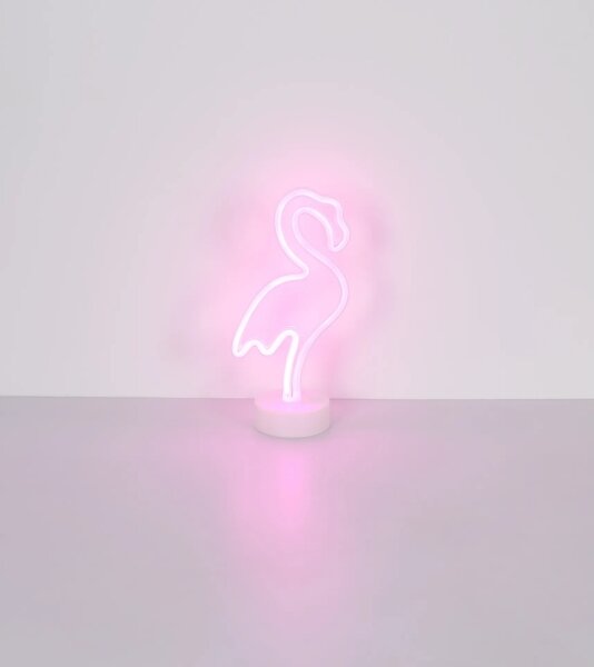 Globo 28064 - LED neonová stolná dekorácia FLAMINGO LED/2W/3xAA plameniak
