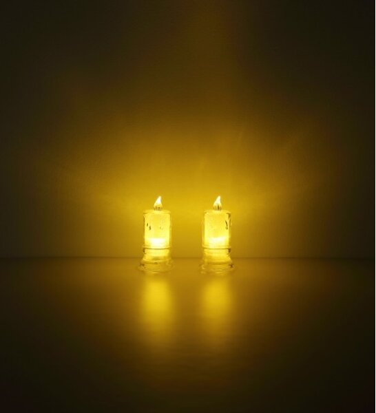 Globo 28075-2 - SADA 2x LED sviečka CANDLE LED/0,25W/3xLR1130