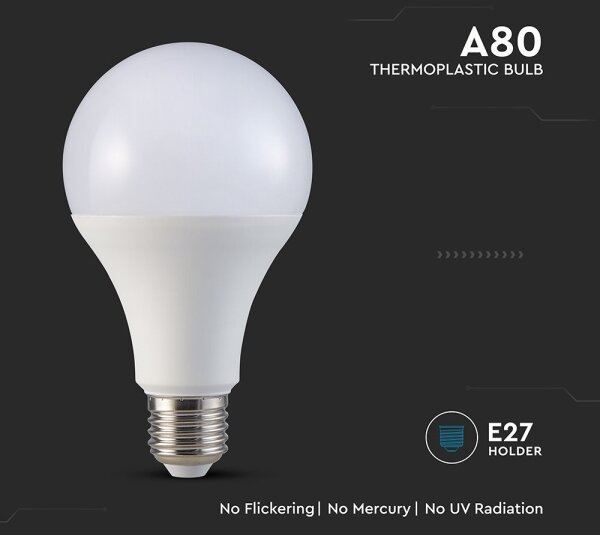LED Žiarovka A80 E27/20W/230V 4000K