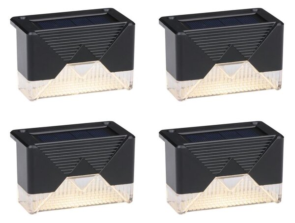 Grundig - SADA 4x LED solárne nástenné svietidlo LED/1,2V 600 mAh IP44