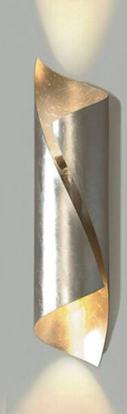 Nástenné svietidlo Knikerboker Hué výška 54 cm strieborný list