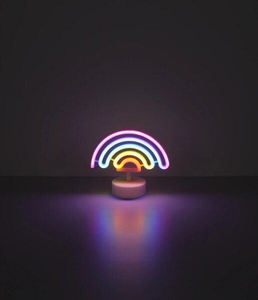 Globo 28063 - LED neon stolná dekorácia PELANGI LED/2W/3xAA dúha