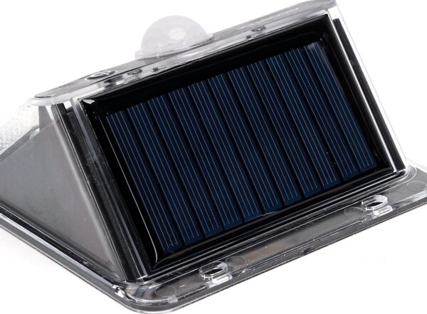 Aigostar-LED Solárne svietidlo so senzorom LED/3,7 V 6500 K 1200 mAh IP65 čierne