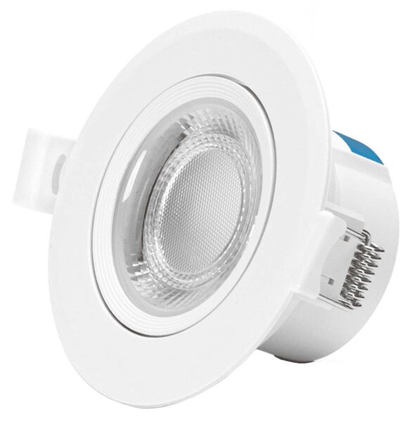 Aigostar - LED zapustené stropné svietidlo LED/5W/230V 3000K priemer 8,5 cm biela