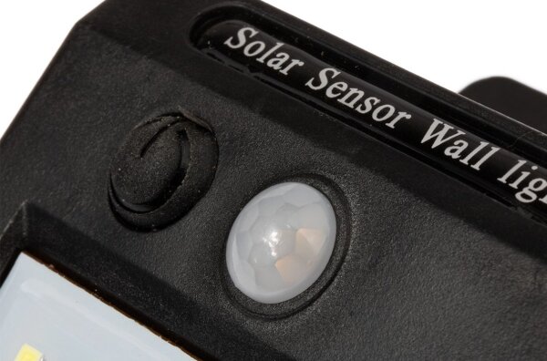 LED solárne nástenné svietidlo so snímačom LED/0,55W/3,7V 1200 mAh IP65