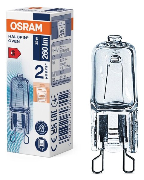 Žiarovka do rúry HALOPIN G9/25W/230V 2700K - Osram