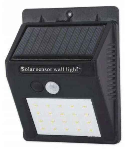 LED solárne nástenné svietidlo so snímačom LED/0,55W/3,7V 1200 mAh IP65