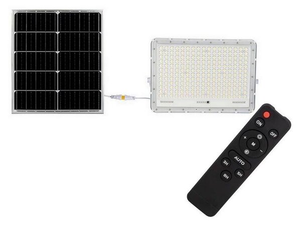 V-Tac LED Vonkajší solárny reflektor LED/30W/3,2V 6400K biela + DO VT1463 + záruka 3 roky zadarmo