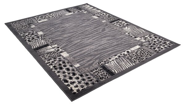 TA Koberec J316A DARK GRAY CHEAP PP CRM Sivý (tmavý) Obdĺžnikový Rozmer: 120x170 cm