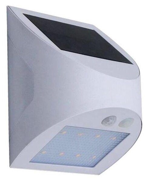 LED solárne nástenné svietidlo so senzorom LED/3W/3,7V 1200 mAh IP54 biela