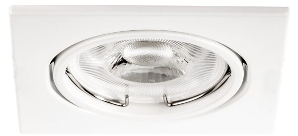 Podhľadové svietidlo 1xGU10/MR16/10W/230V 9x9 cm biele