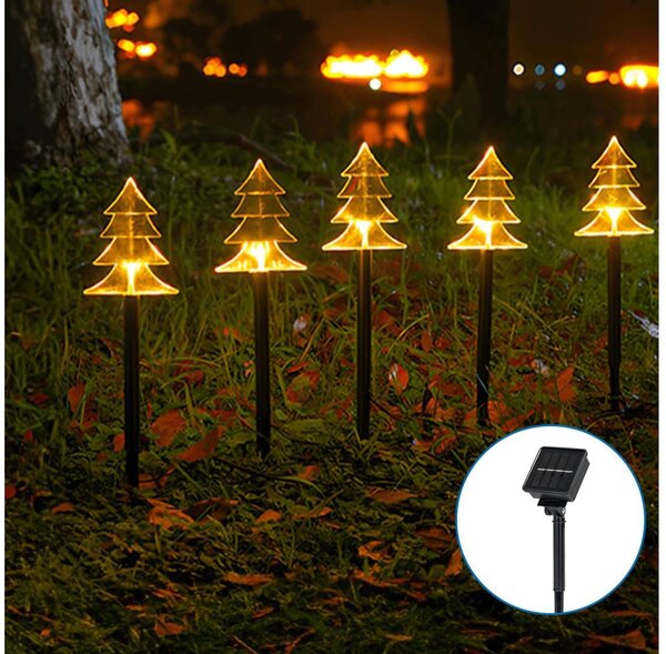 Aigostar - LED Solárne vianočné svietidlo LED/0,054W/1,2V 1m IP65 teplá biela