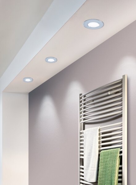 Eglo 99204 - LED kúpeľňové zapustené svietidlo FUEVA 5 LED/2,7W/230V IP44