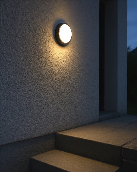 LED vonkajšie stropné svietidlo LED/8W/230V 4200K pr. 14 cm IP64 čierna