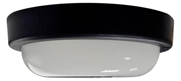 LED vonkajšie stropné svietidlo LED/8W/230V 4200K pr. 14 cm IP64 čierna