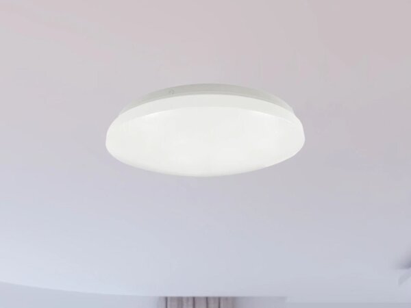 LED Kúpeľňové stropné svietidlo OPAL LED/12W/230V pr. 24,5 cm IP44 biela