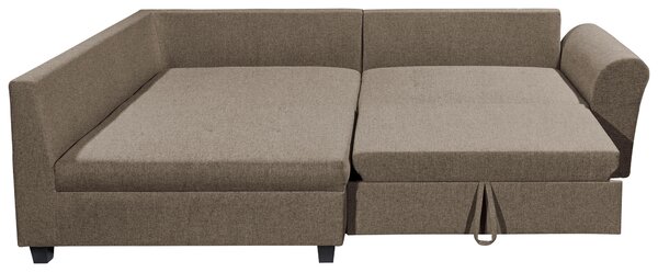 ROHOVÁ SEDAČKA, textil, hnedá Livetastic - Sedačky, Online Only