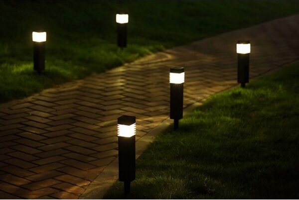 LED Solárna lampa MARTIN LED/1,2V 150 mAh IP44 čierna