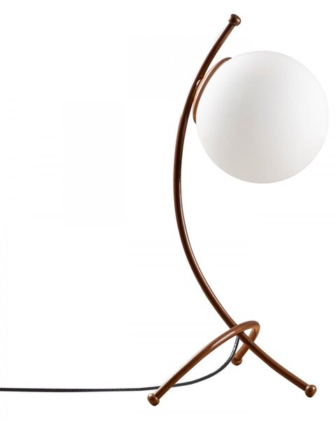 Opviq Stolová lampa Ayva biela/meď