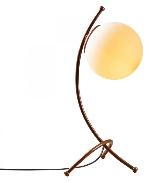Opviq Stolová lampa Ayva biela/meď