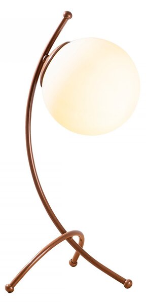 Opviq Stolová lampa Ayva biela/meď