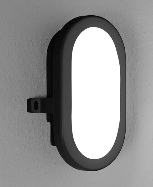 Osram - LED vonkajšie nástenné svietidlo BULKHEAD LED/6W/230V IP54 čierne