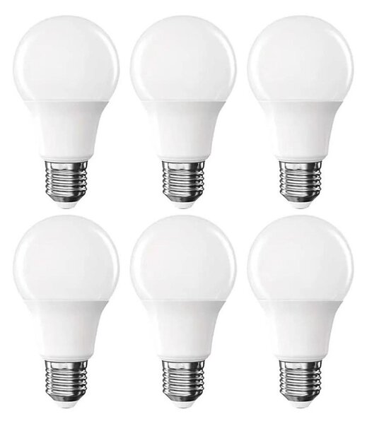 SADA 6x LED žiaroviek A60 E27/8,8W/230V 4000K