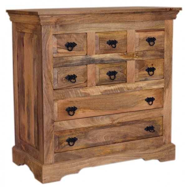Komoda Guru 90x90x45 indický masív mango