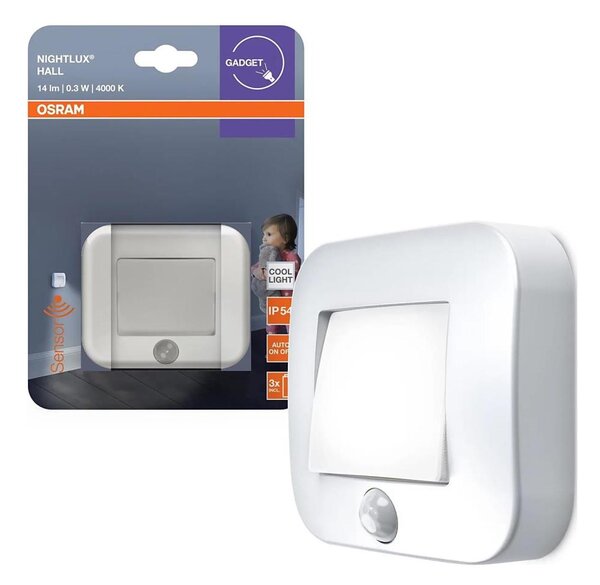 Osram - LED orientačné svietidlo so senzorom NIGHTLUX LED/0,3W/3xAAA IP54