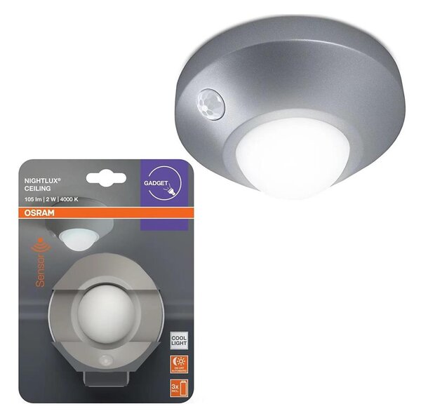 Osram - LED orientačné svietidlo so snímačom NIGHTLUX LED/2W/3xAA