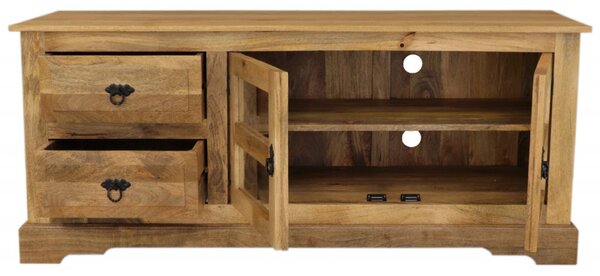 TV stolík Guru 140x60x45 indický masív mango