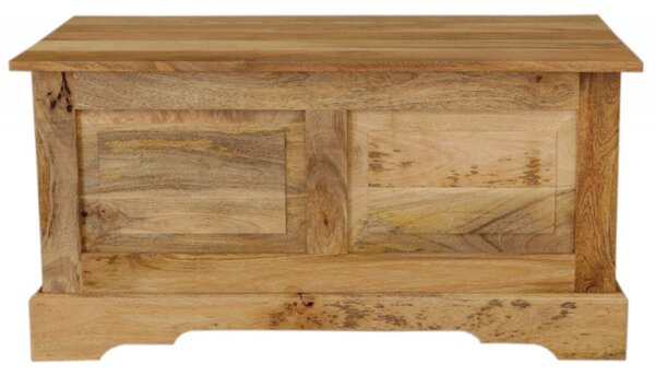 Truhlica Guru 90x45x45 z mangového dreva