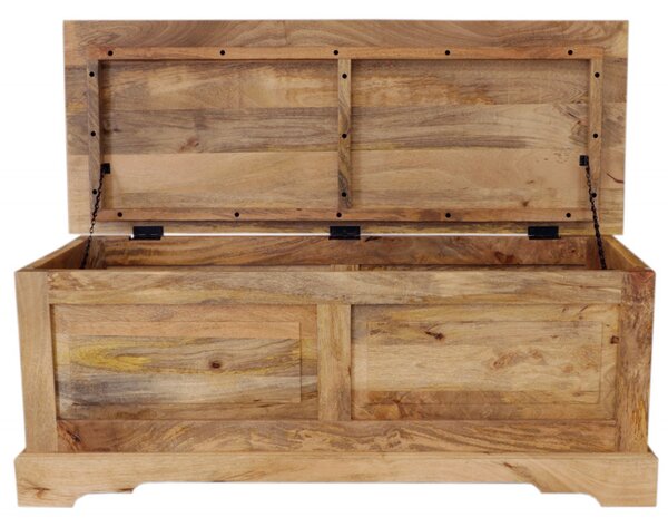 Truhlica Guru 120x45x45 z mangového dreva