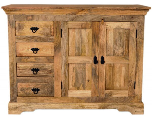 Komoda Guru 120x90x45 z mangového dreva