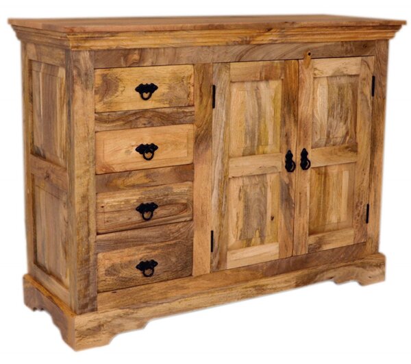 Komoda Guru 120x90x45 z mangového dreva