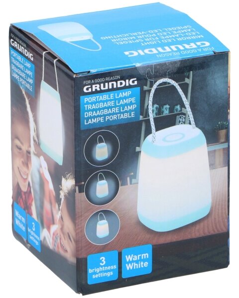 Grundig - LED Stmievateľná prenosná lampa LED/3xAA