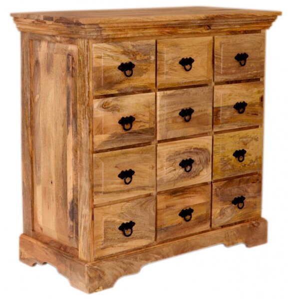 Komoda Guru 90x90x45 indický masív mango