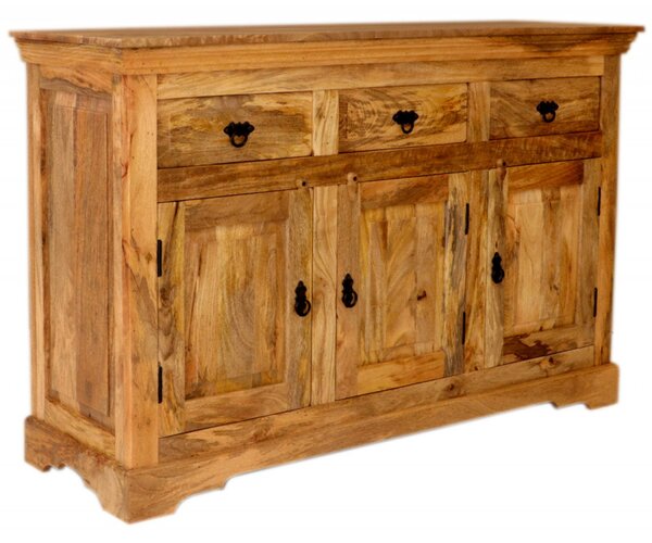 Komoda Guru 140x90x45 indický masív mango
