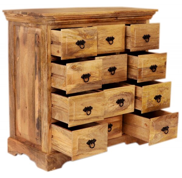 Komoda Guru 90x90x45 indický masív mango