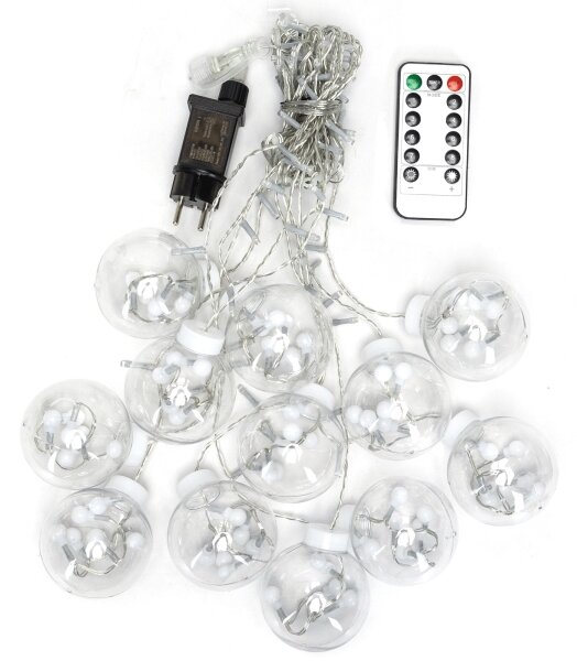 Aigostar - LED vonkajší vianočný reťaz 120xLED/6W/230V/8 funkcií 3x0,6m IP44 teplá biela+DO
