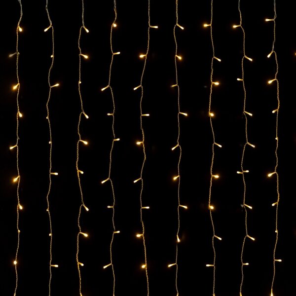 Aigostar - Vonkajšia LED vianočná svetelná reťaz 288xLED/3,6W/230V 1,5x1,8m IP44 teplá biela