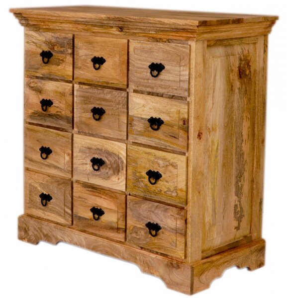 Komoda Guru 90x90x45 indický masív mango