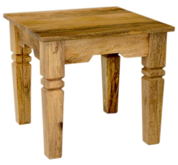 Odkladací stolík Guru 45x40x45 indický masív mango